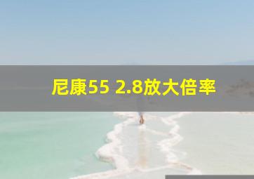 尼康55 2.8放大倍率